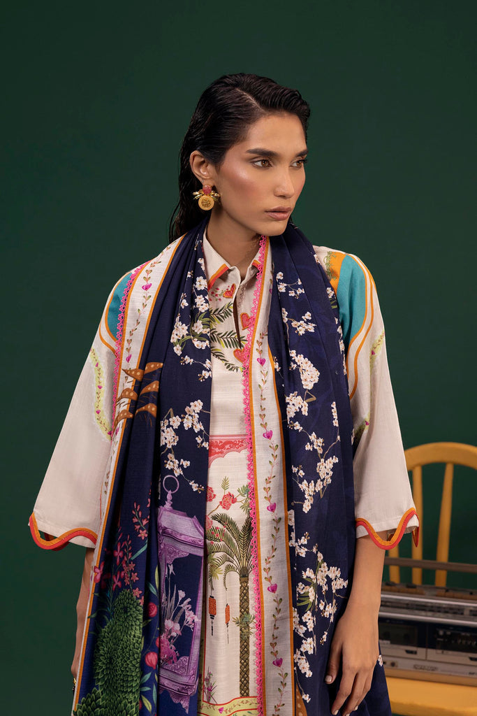 Sana Safinaz | Mahay Winter 25 | H255-010A-2Q - Official Sana Safinaz stockist in UK - Sakeena London