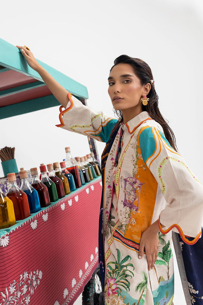 Sana Safinaz | Mahay Winter 25 | H255-010A-2Q - Official Sana Safinaz stockist in UK - Sakeena London