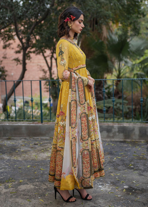 Ali Xeeshan | Chanda Luxury Pret | Amber - Official Ali Xeeshan stockist in UK - Sakeena London