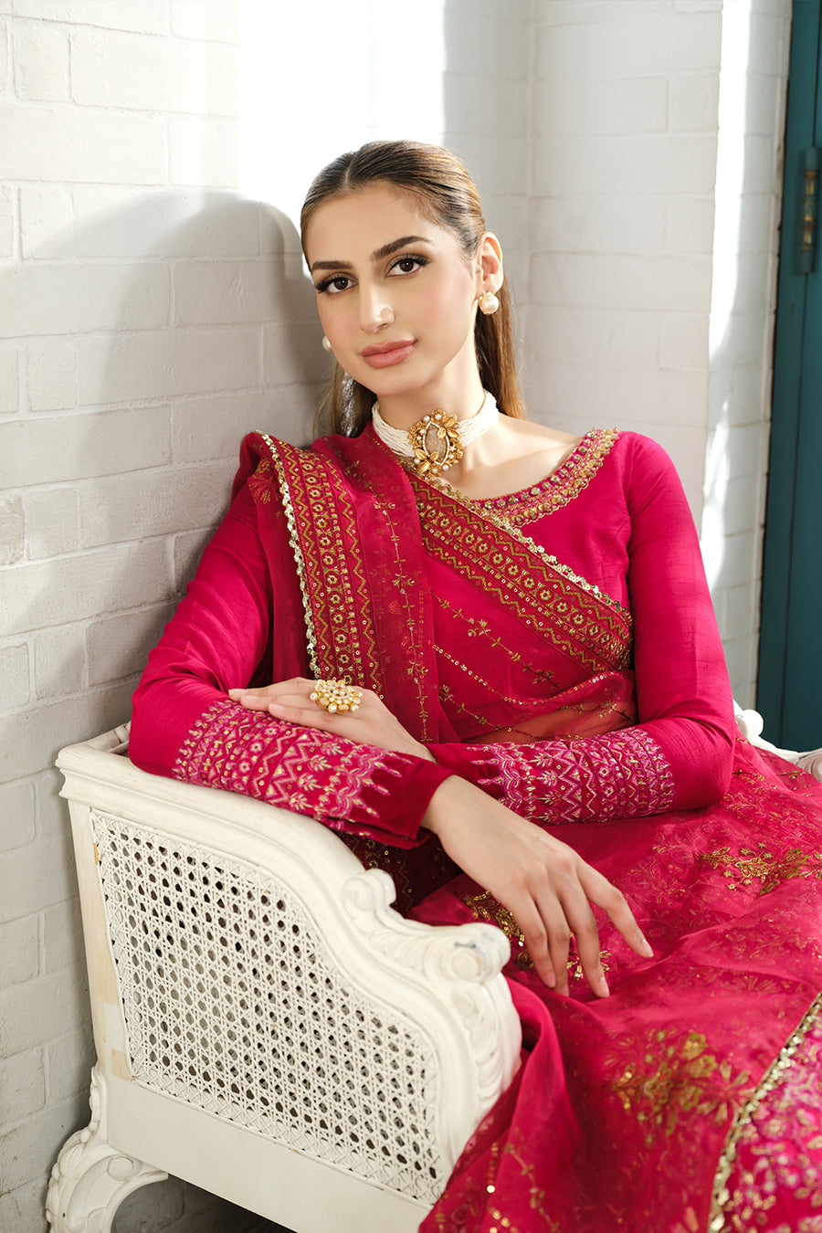 Saira Rizwan | Naqsh Festive 2024 | SRN24-04 SHARMAS - Official Saira Rizwan stockist in UK - Sakeena London