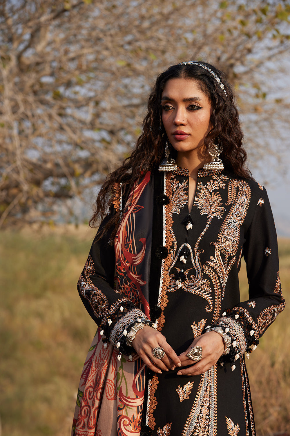Saira Rizwan | Winter Khaddar 25 | MAHTAAB-SRW25-01 - Official Saira Rizwan stockist in UK - Sakeena London