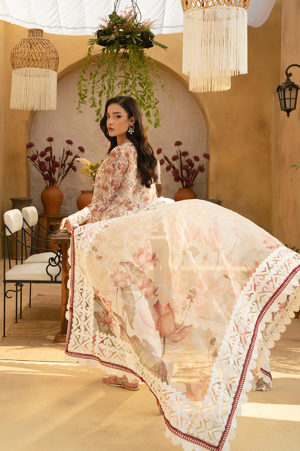 Saira Rizwan | Luxury Lawn 25 | MAYA-SRL25-06 - Official Saira Rizwan stockist in UK - Sakeena London