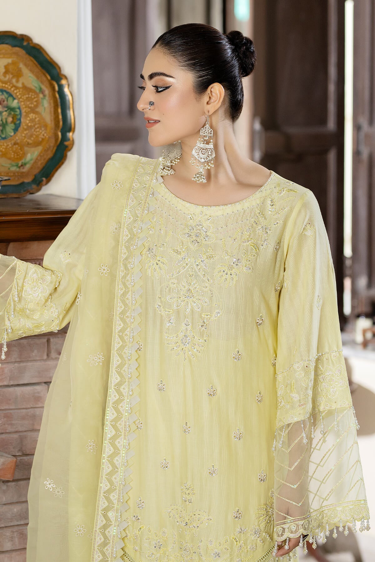 Raeesa Premium | Kimora Lawn Collection | Kimora | HL-20 Sunbul - Official Raeesa Premium stockist in UK - Sakeena London