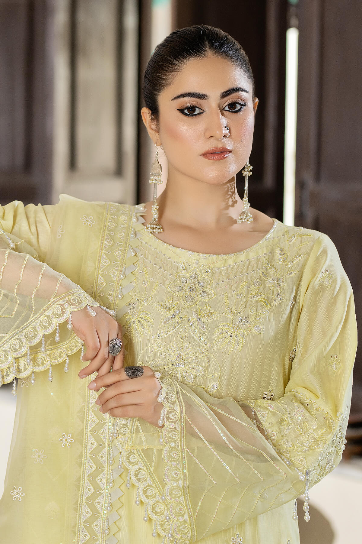 Raeesa Premium | Kimora Lawn Collection | Kimora | HL-20 Sunbul - Official Raeesa Premium stockist in UK - Sakeena London
