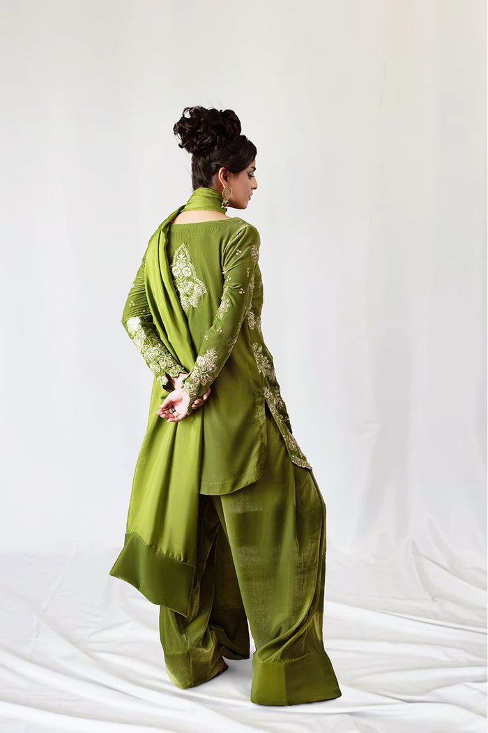 Saira Rizwan | Velvet Pret 25 | KAHWA-SRVP25-08 - Official Saira Rizwan stockist in UK - Sakeena London
