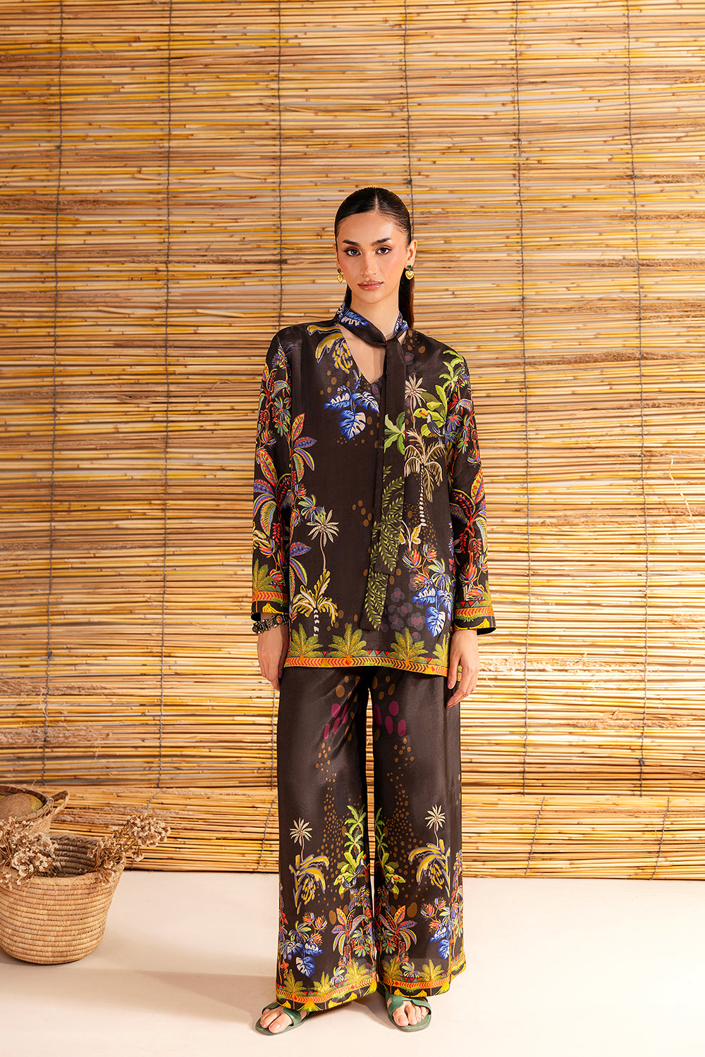 Saira Rizwan | Silk Coords 25 | COCONUT CRUSH - SRSP-25-02 - Official Saira Rizwan stockist in UK - Sakeena London
