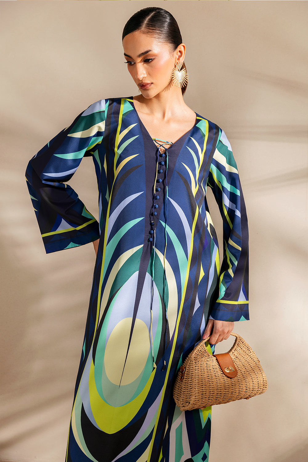 Saira Rizwan | Silk Coords 25 | BAHAMA BLUSH - SRSP-25-06 - Official Saira Rizwan stockist in UK - Sakeena London