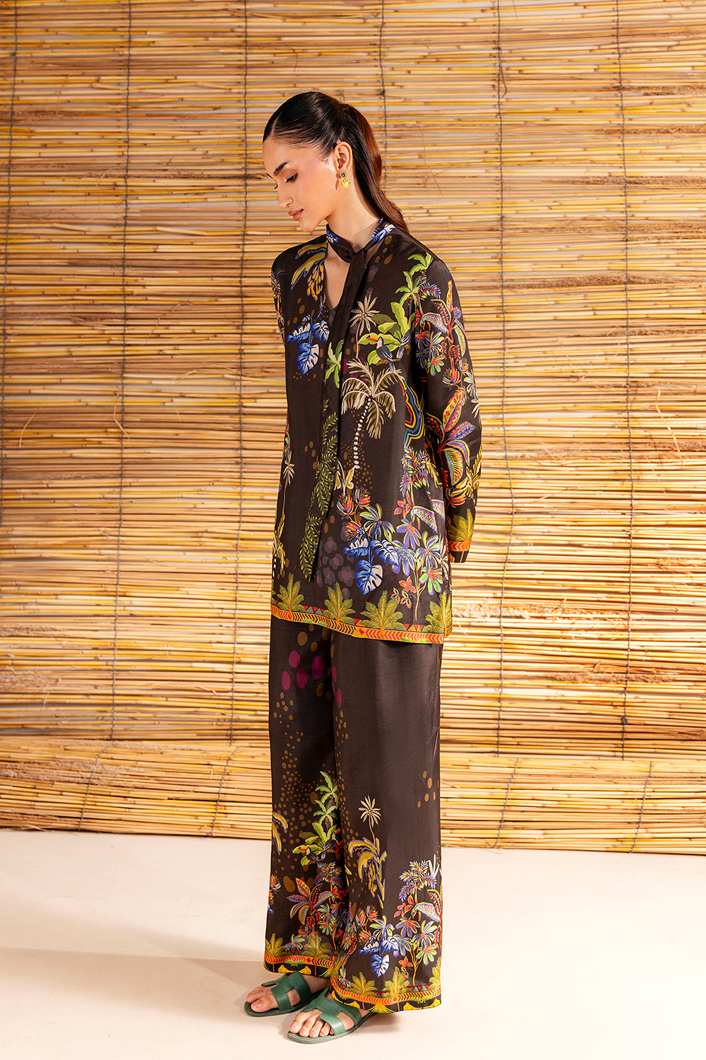 Saira Rizwan | Silk Coords 25 | COCONUT CRUSH - SRSP-25-02 - Official Saira Rizwan stockist in UK - Sakeena London