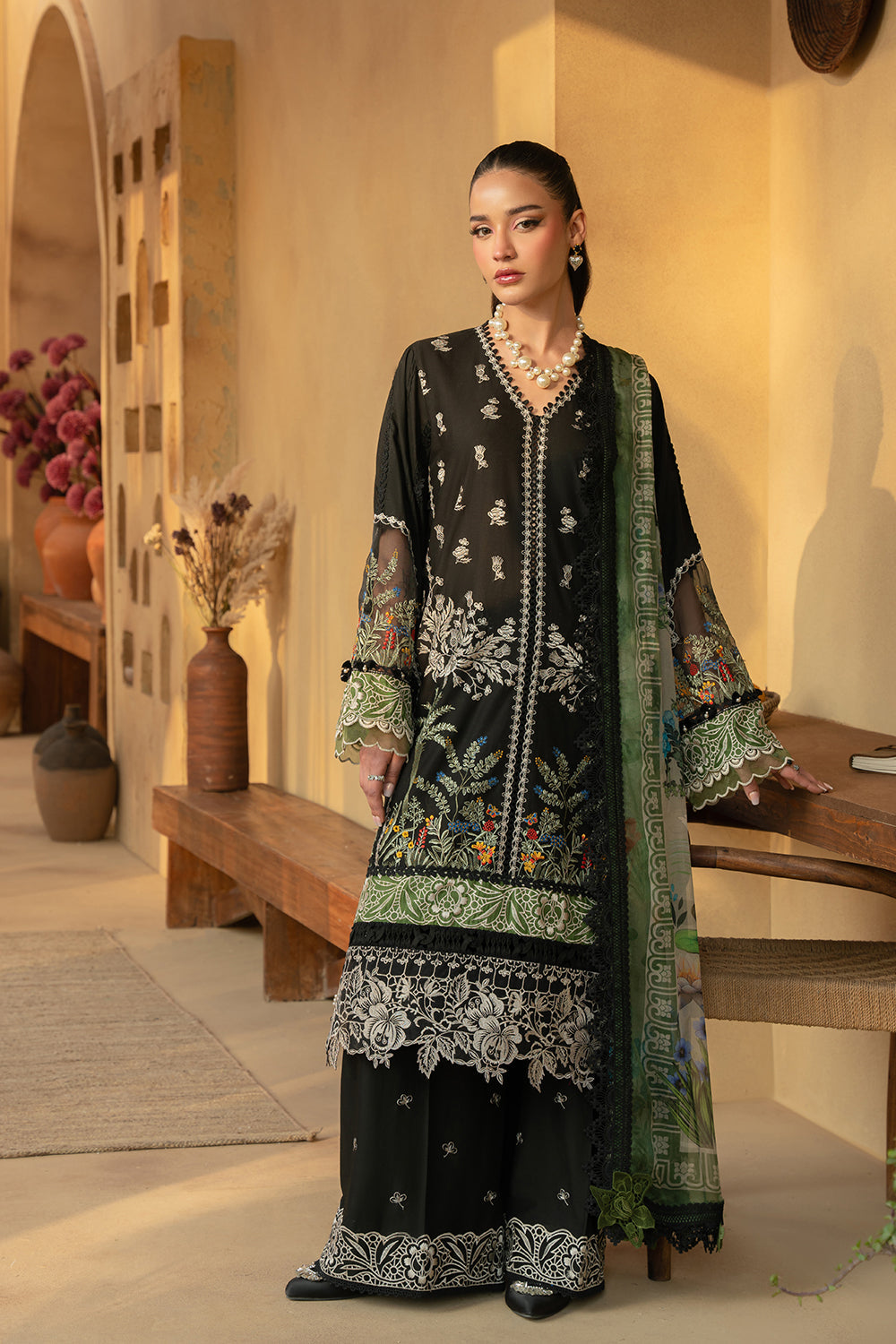 Saira Rizwan | Luxury Lawn 25 | MARY-SRL25-07 - Official Saira Rizwan stockist in UK - Sakeena London