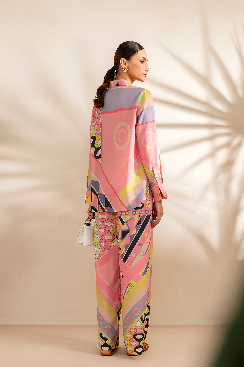 Saira Rizwan | Silk Coords 25 | PEACHY TIDE - SRSP-25-09 - Official Saira Rizwan stockist in UK - Sakeena London