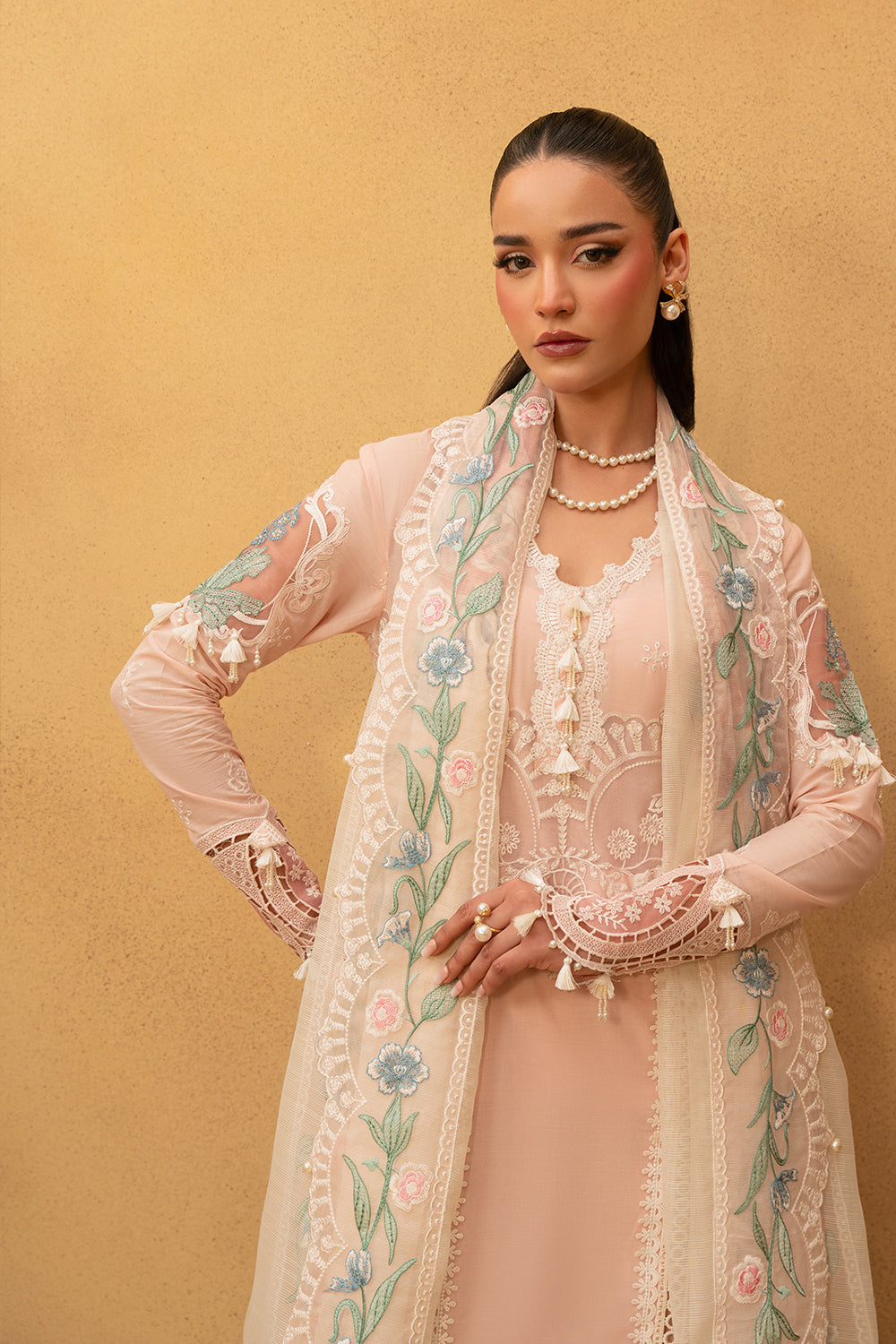 Saira Rizwan | Luxury Lawn 25 | FREYA-SRL25-09 - Official Saira Rizwan stockist in UK - Sakeena London