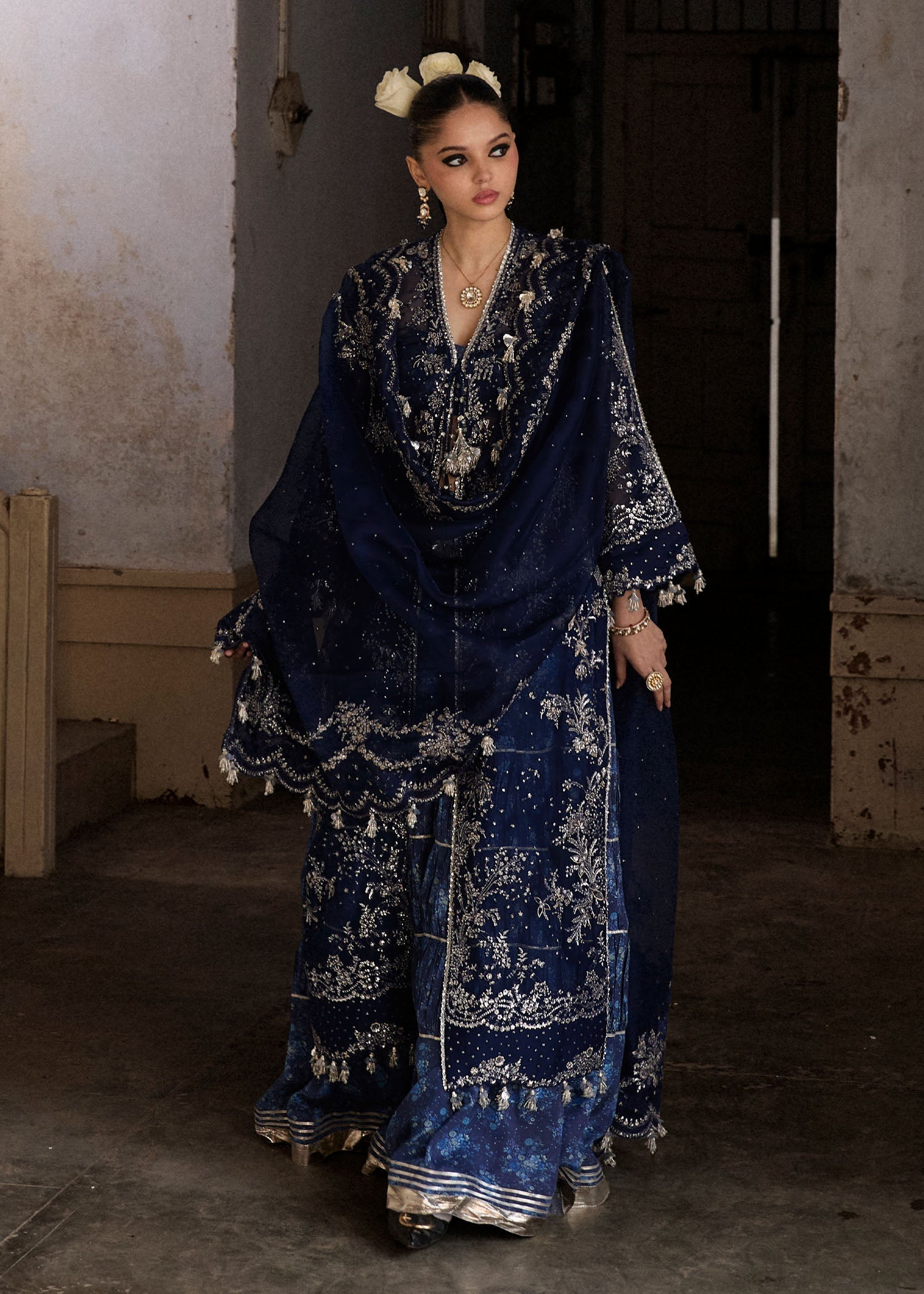 Hussain Rehar | Darlings Festive 25 | Safa - Official Hussain Rehar stockist in UK - Sakeena London