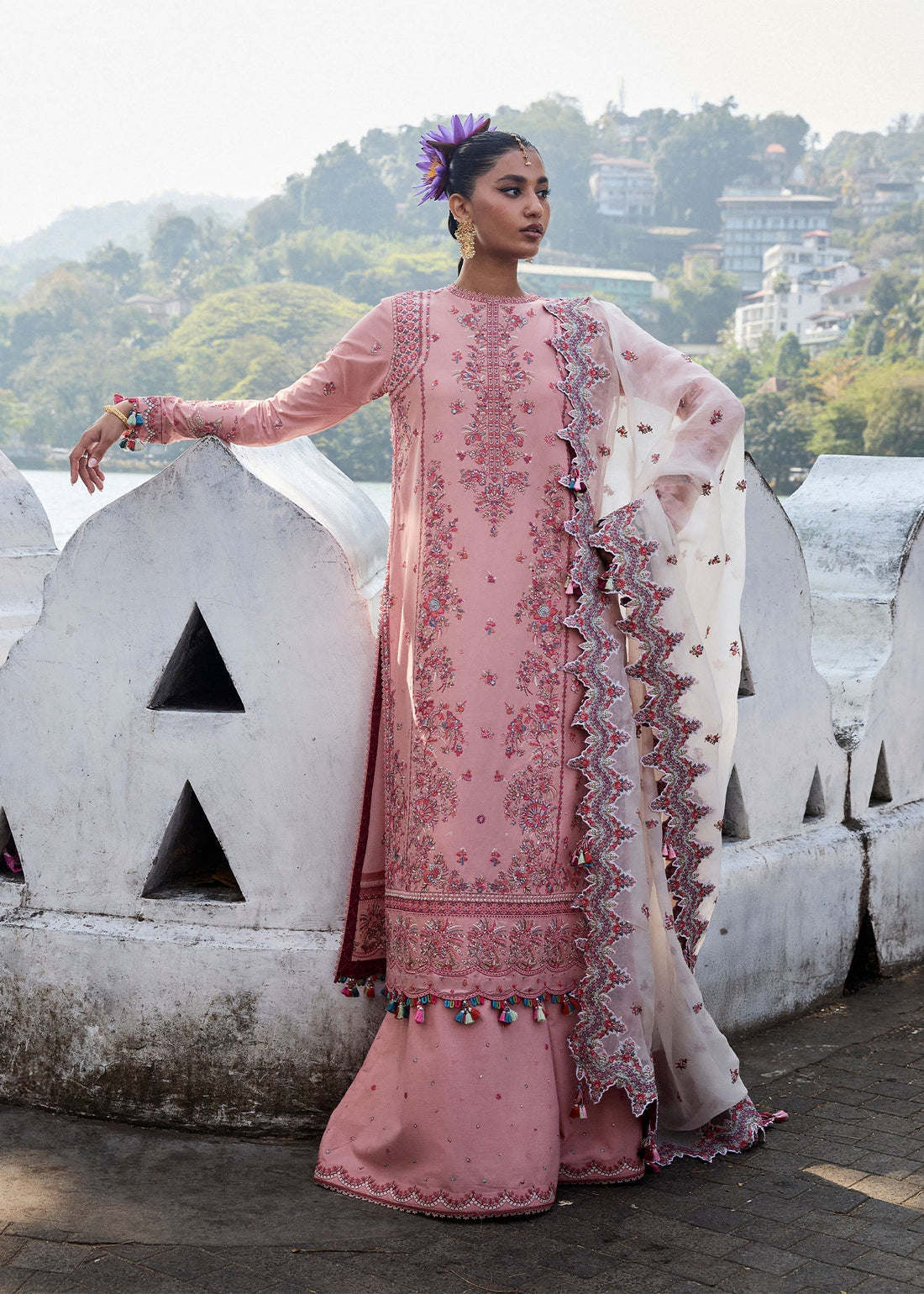 Hussain Rehar | Luxury Lawn 25 | Peaar - Official Hussain Rehar stockist in UK - Sakeena London