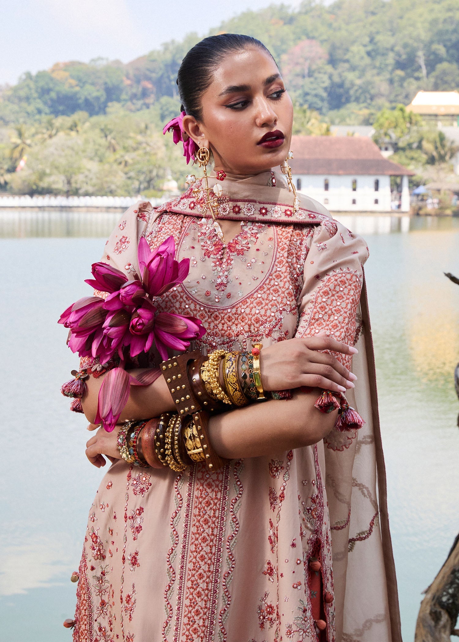 Hussain Rehar | Luxury Lawn 25 | Mari - Official Hussain Rehar stockist in UK - Sakeena London