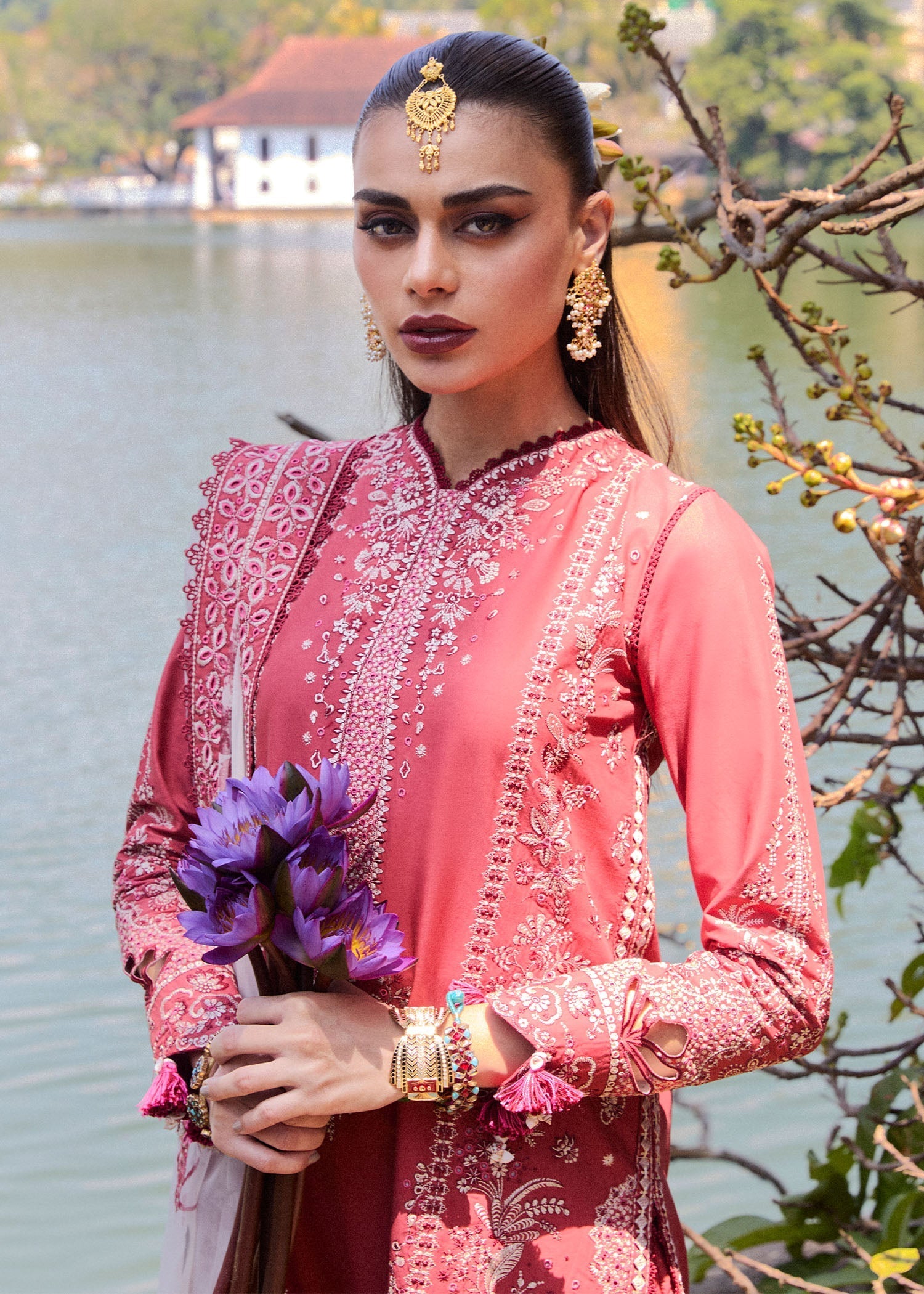 Hussain Rehar | Luxury Lawn 25 | Flare - Official Hussain Rehar stockist in UK - Sakeena London