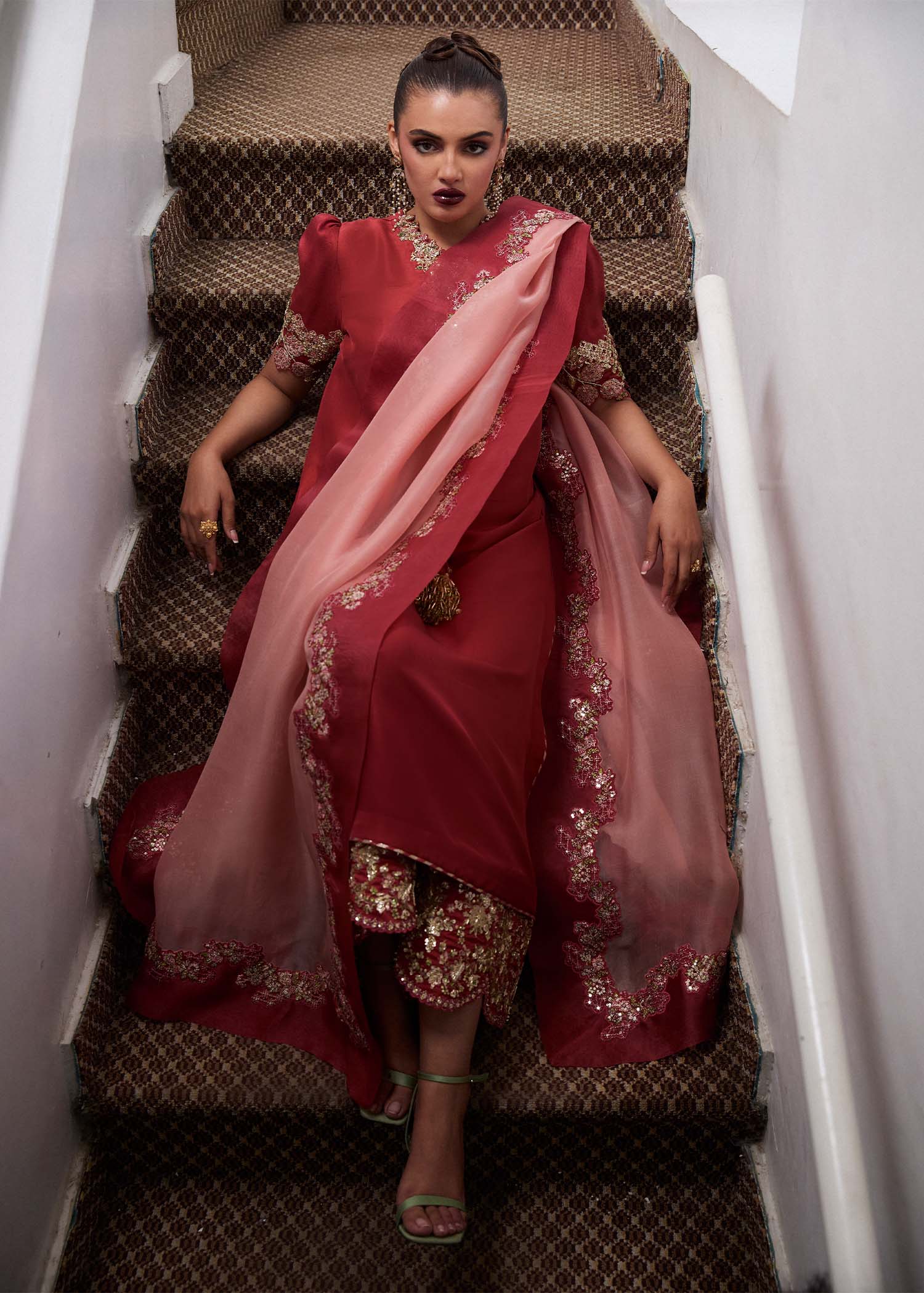 Hussain Rehar | SS Luxury Pret 25 | Tram - Official Hussain Rehar stockist in UK - Sakeena London