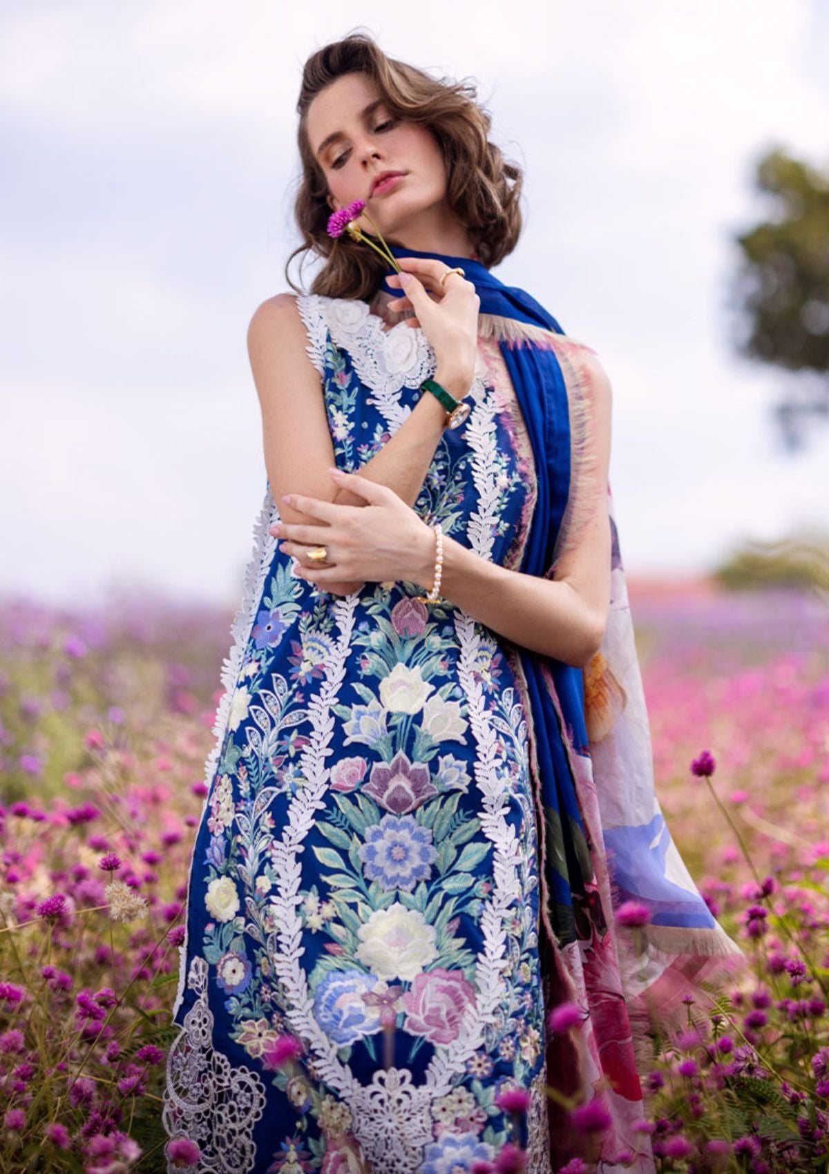 Lawn Collection - Mushq - Hemline - The Secret Garden - MH#2B