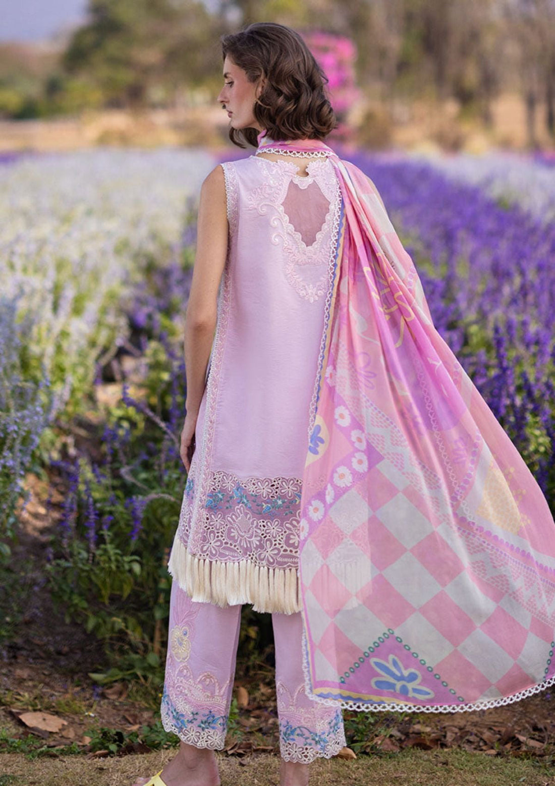 Lawn Collection - Mushq - Hemline - The Secret Garden - MH#6B