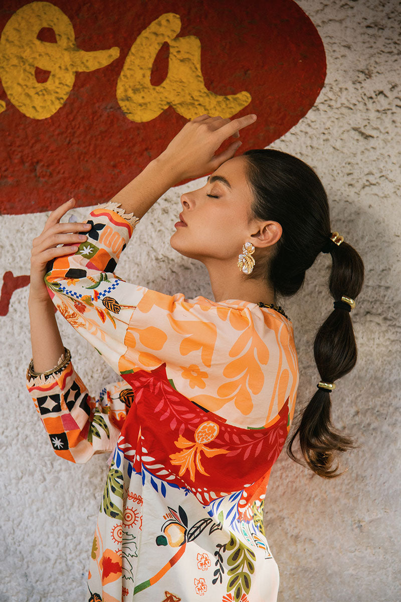 Mushq | La Dolce Hemline Prints 25 | Mulberry Tree - Official Mushq stockist in UK - Sakeena London
