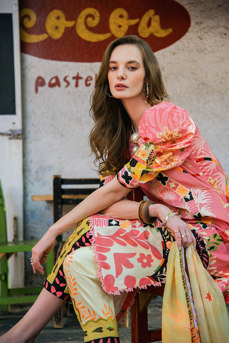 Mushq | La Dolce Hemline Prints 25 | Spring Avenue - Official Mushq stockist in UK - Sakeena London