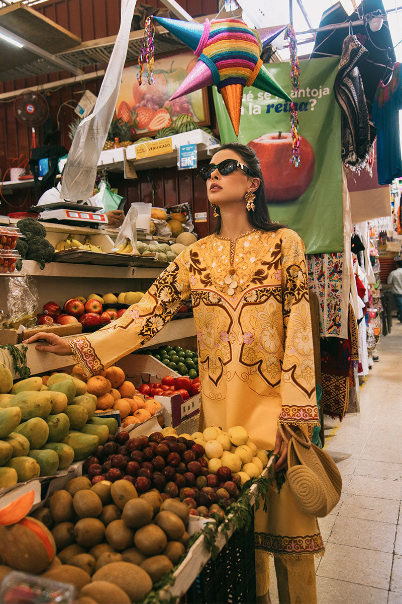 Mushq | La Dolce Hemline Prints 25 | Blossing Almond - Official Mushq stockist in UK - Sakeena London