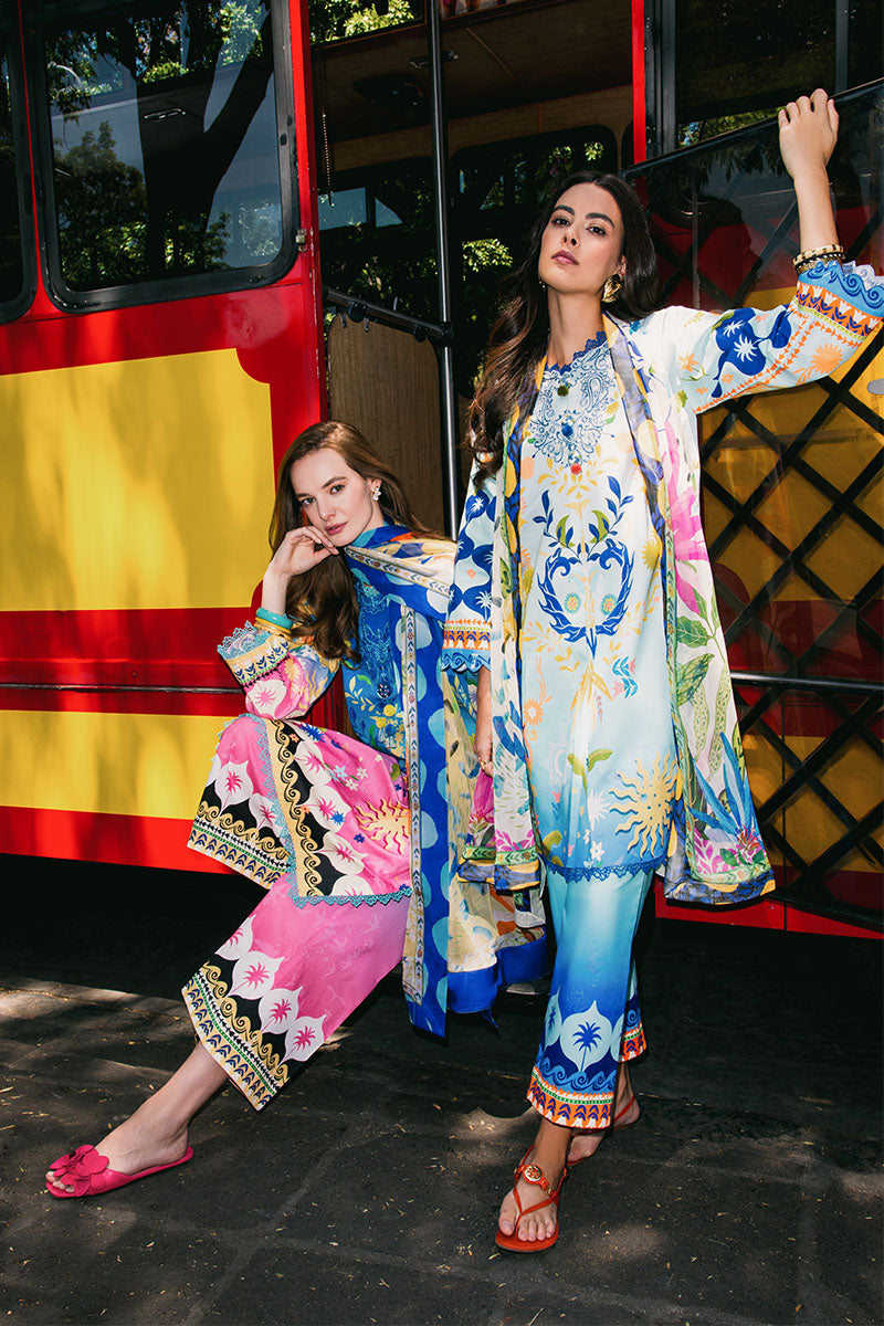 Mushq | La Dolce Hemline Prints 25 | Floral Paradise - Official Mushq stockist in UK - Sakeena London