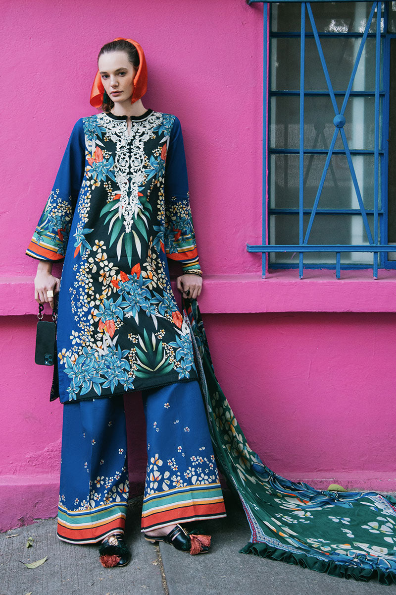 Mushq | La Dolce Hemline Prints 25 | Life of Irises - Official Mushq stockist in UK - Sakeena London