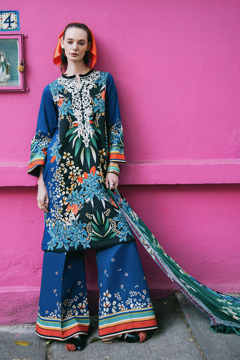 Mushq | La Dolce Hemline Prints 25 | Life of Irises - Official Mushq stockist in UK - Sakeena London