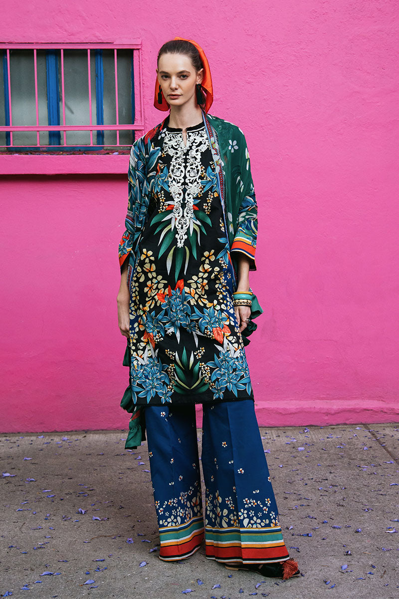 Mushq | La Dolce Hemline Prints 25 | Life of Irises - Official Mushq stockist in UK - Sakeena London