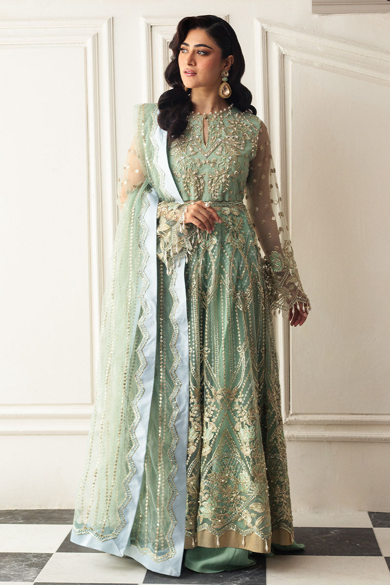 Mushq | Hemline Aura Debut Wedding Formals | PISTACHIO - Official Mushq stockist in UK - Sakeena London