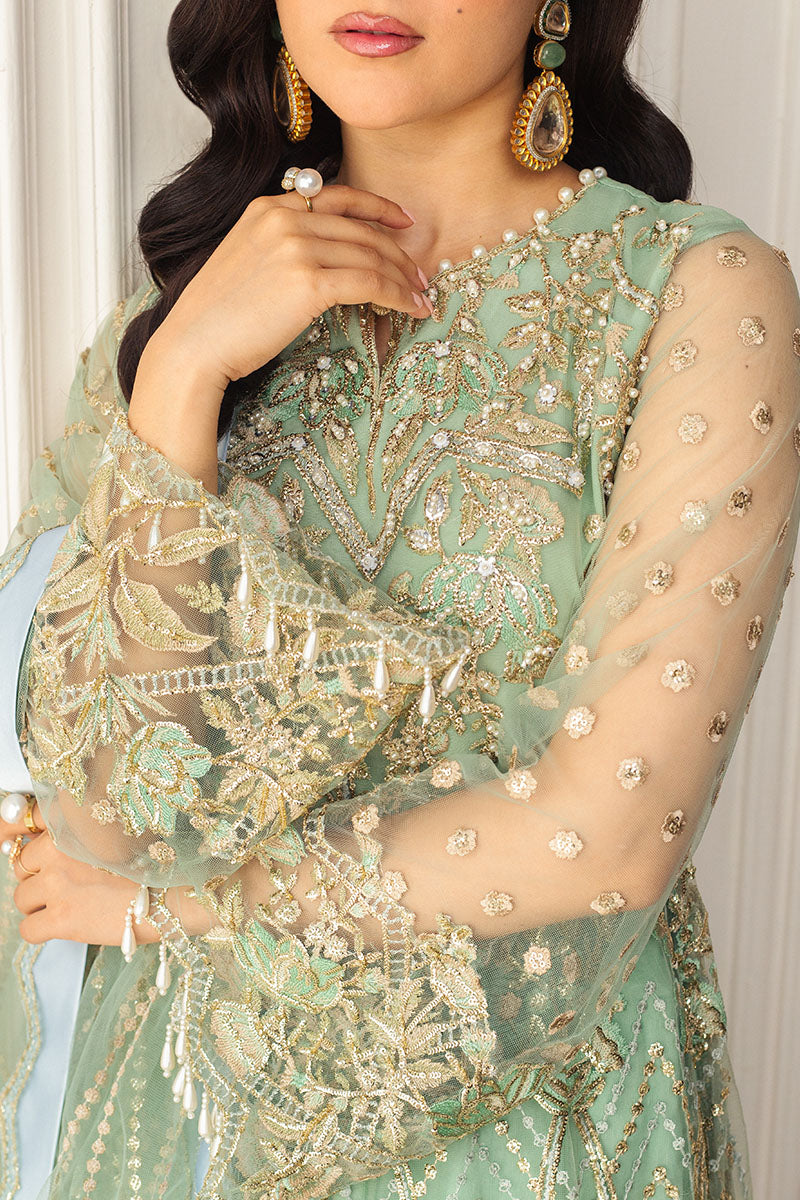 Mushq | Hemline Aura Debut Wedding Formals | PISTACHIO - Official Mushq stockist in UK - Sakeena London