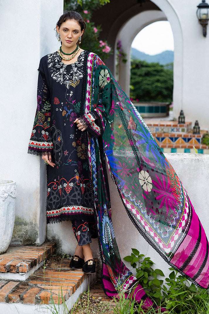 Mushq | Mirasol Printed Cambric | Medi Noche - Official Mushq stockist in UK - Sakeena London