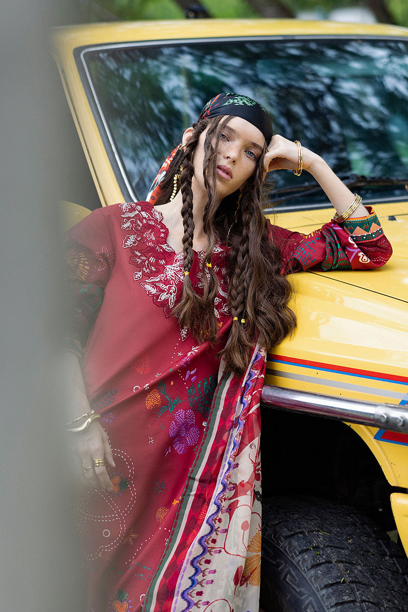 Mushq | Mirasol Printed Cambric | Amber Bosque - Official Mushq stockist in UK - Sakeena London