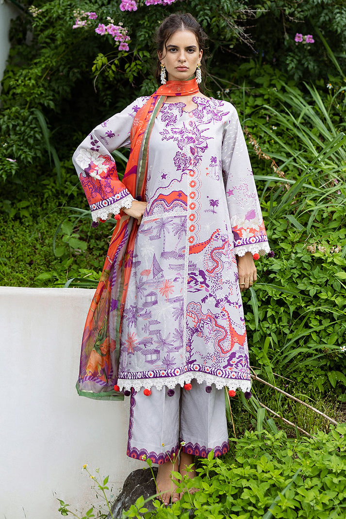 Mushq | Mirasol Printed Cambric | Luna Plata - Official Mushq stockist in UK - Sakeena London