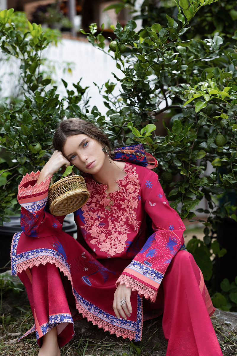 Mushq | Mirasol Printed Cambric | Voz Dulce - Official Sakeena London stockist in UK - Sakeena London