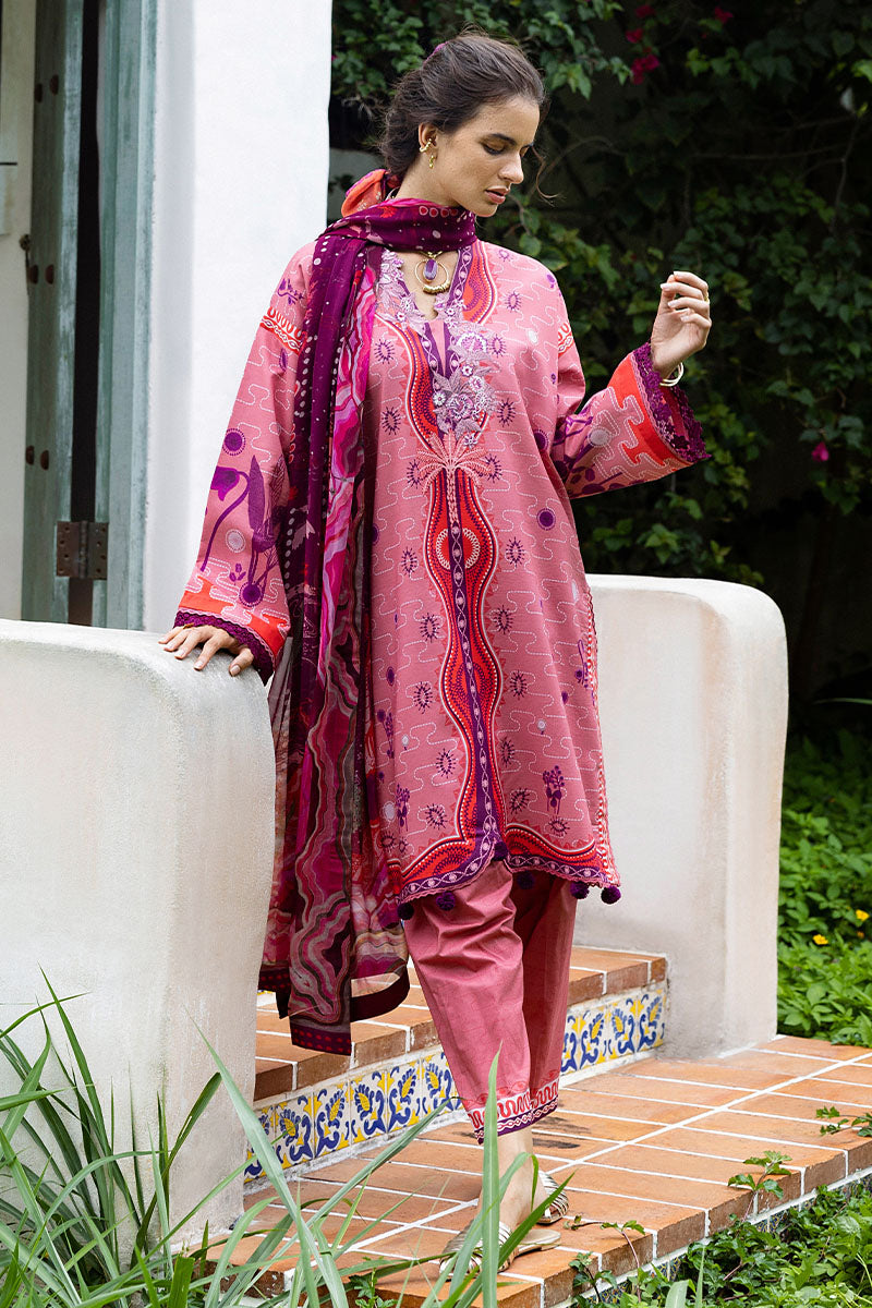 Mushq | Mirasol Printed Cambric | Coral Mar - Official Mushq stockist in UK - Sakeena London