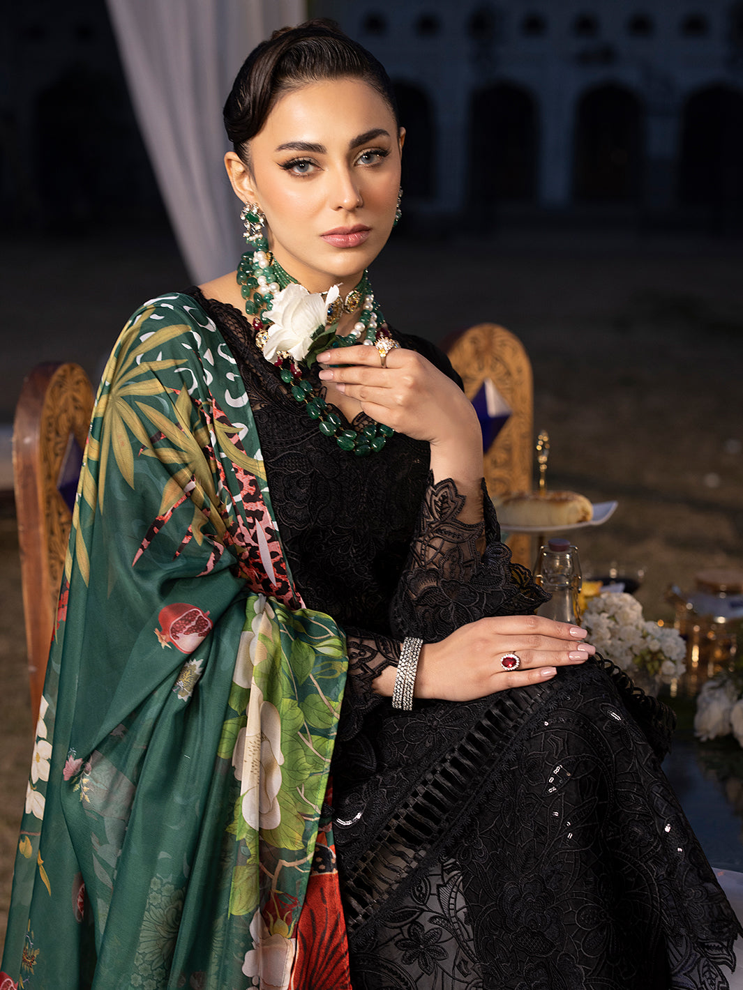 Mahnur | Mahrukh Luxury Lawn 24 | HEMAYAL - Official Mahnur stockist in UK - Sakeena London