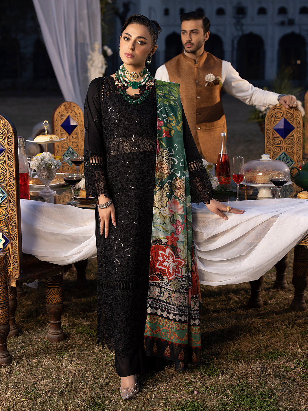 Mahnur | Mahrukh Luxury Lawn 24 | HEMAYAL - Official Mahnur stockist in UK - Sakeena London