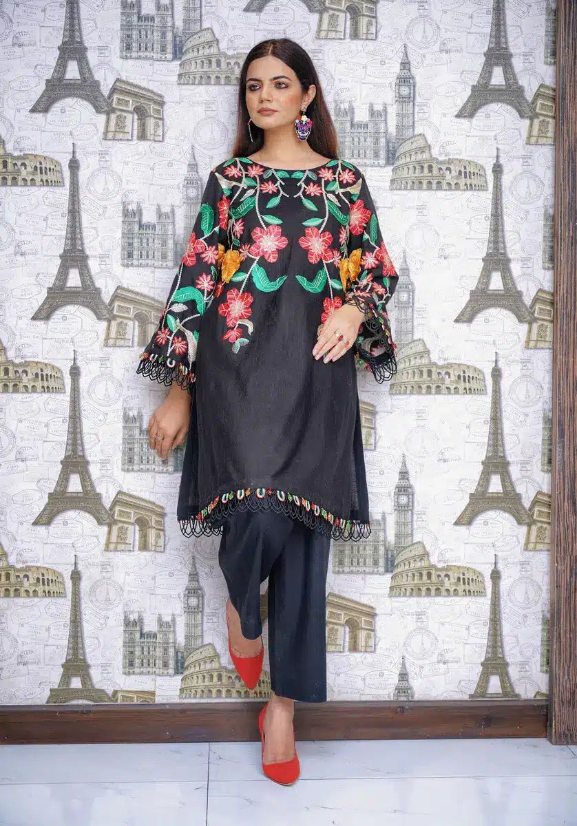 Hoorain Basics | Slub Winter 23 | HB-BLK1 - Official Hoorain Basics stockist in UK - Sakeena London
