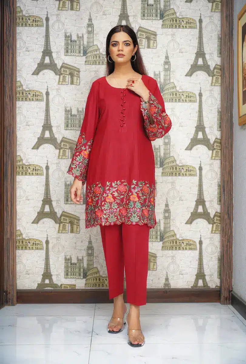 Hoorain Basics | Slub Winter 23 | HB-MRN - Official Hoorain Basics stockist in UK - Sakeena London