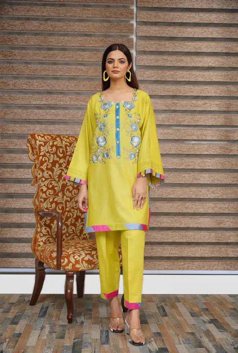 Hoorain Basics | Slub Winter 23 | HB-YLW - Official Hoorain Basics stockist in UK - Sakeena London