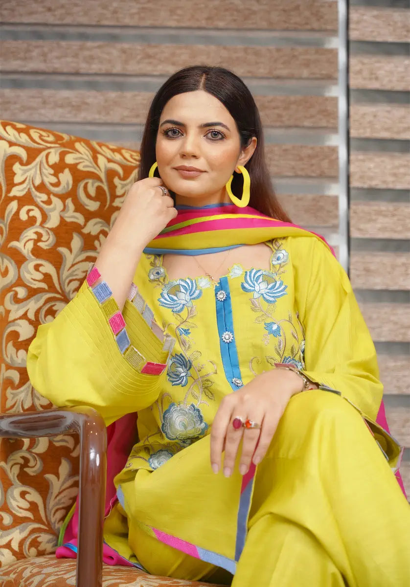 Hoorain Basics | Slub Winter 23 | HB-YLW - Official Hoorain Basics stockist in UK - Sakeena London