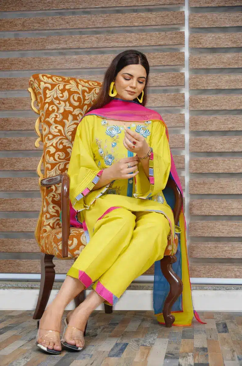 Hoorain Basics | Slub Winter 23 | HB-YLW - Official Hoorain Basics stockist in UK - Sakeena London