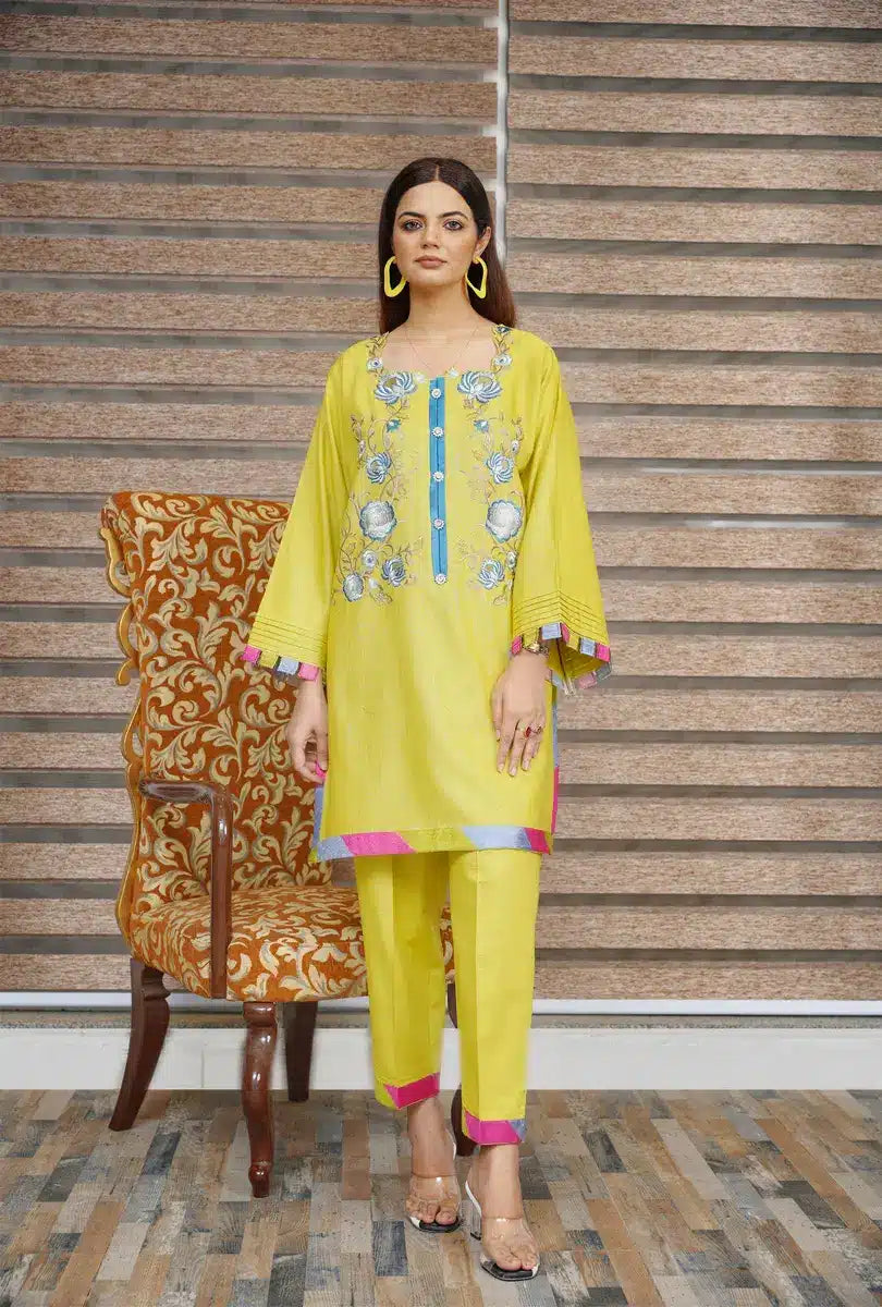 Hoorain Basics | Slub Winter 23 | HB-YLW - Official Hoorain Basics stockist in UK - Sakeena London