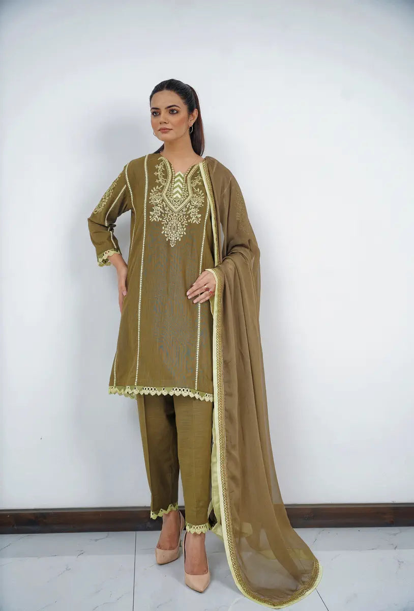 Hoorain Basics | Slub Winter 23 | HB-MND - Official Hoorain Basics stockist in UK - Sakeena London