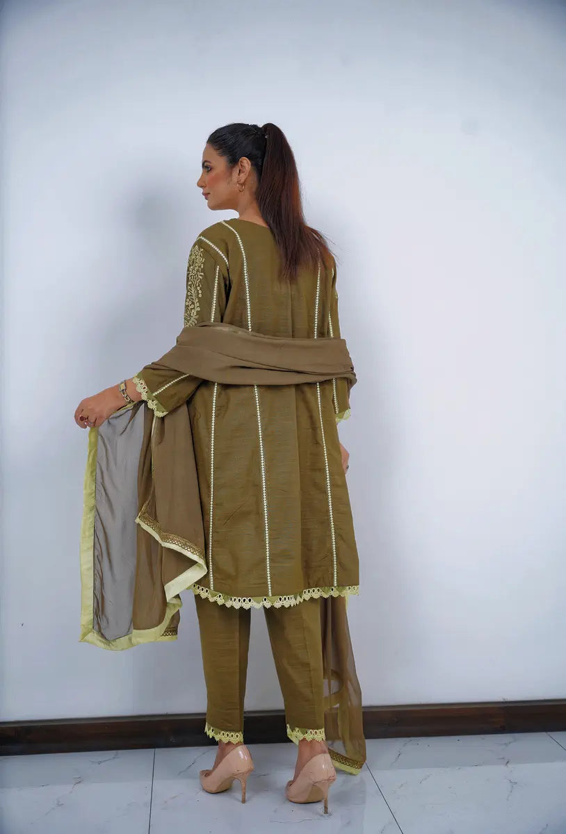 Hoorain Basics | Slub Winter 23 | HB-MND - Official Hoorain Basics stockist in UK - Sakeena London