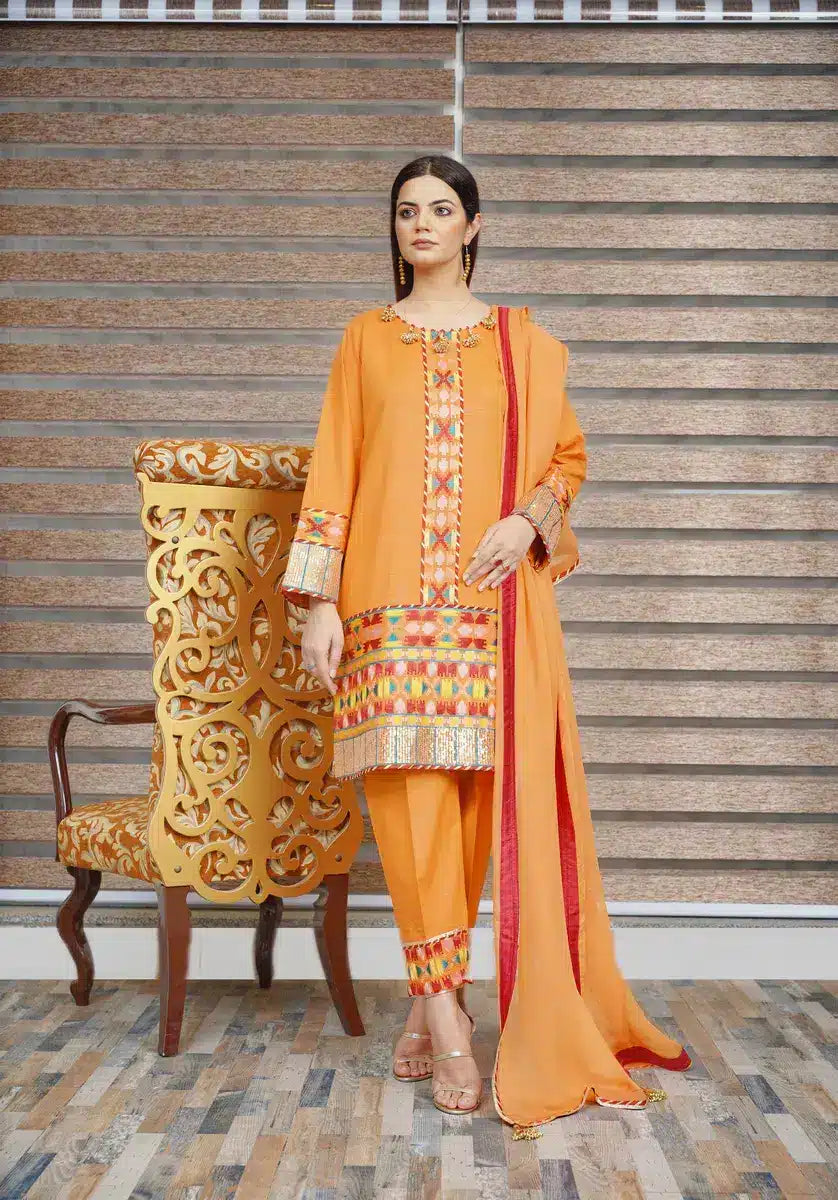 Hoorain Basics | Slub Winter 23 | HB-ORNG - Official Hoorain Basics stockist in UK - Sakeena London