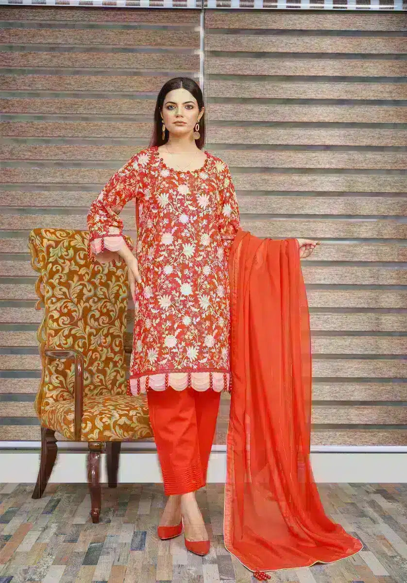 Hoorain Basics | Slub Winter 23 | HB-RED - Official Hoorain Basics stockist in UK - Sakeena London