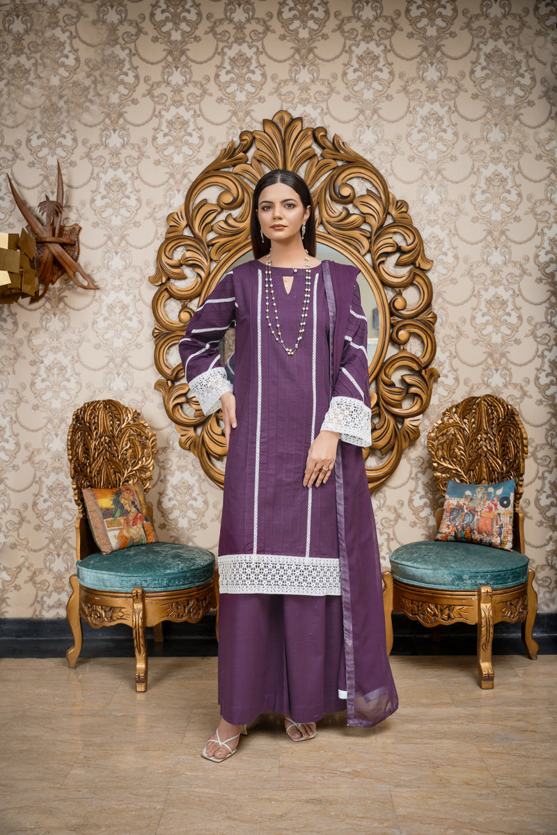 Hoorain Basics | Slub Winter 23 | HB-PUR - Official Hoorain Basics stockist in UK - Sakeena London