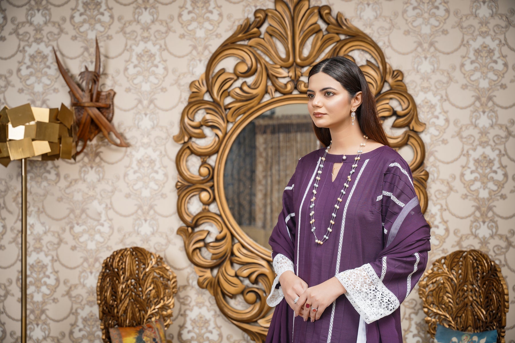 Hoorain Basics | Slub Winter 23 | HB-PUR - Official Hoorain Basics stockist in UK - Sakeena London